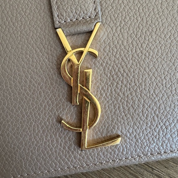 Saint Laurent Cassandra Leather Zip Around Wallet - Picture 2 of 15